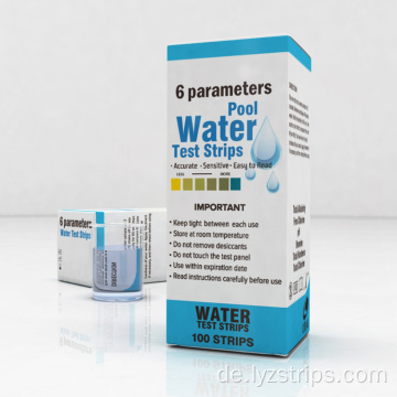 Wasserteststreifen 6 Parameter